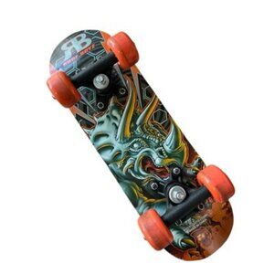 Rude Boyz 17" Micro Complete Skateboard | Maple Wood | ABEC 7 Bearings | Doub...